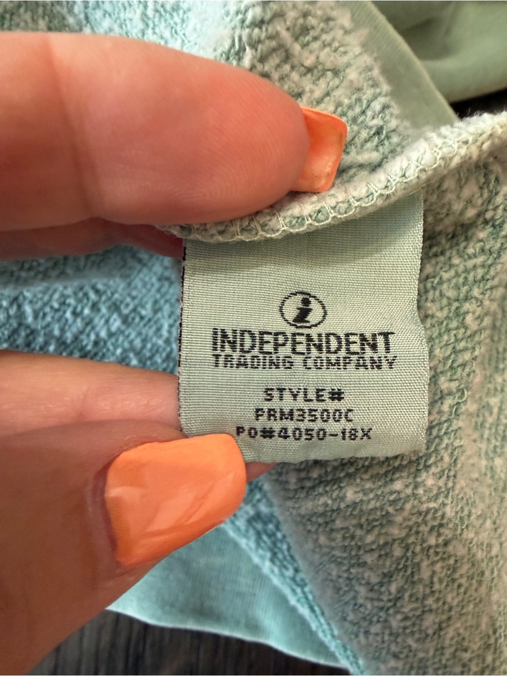 Jupmode Midwesterner Embroidered Crewneck Sweatshirt Sage Green 25417 - Picture 7 of 9